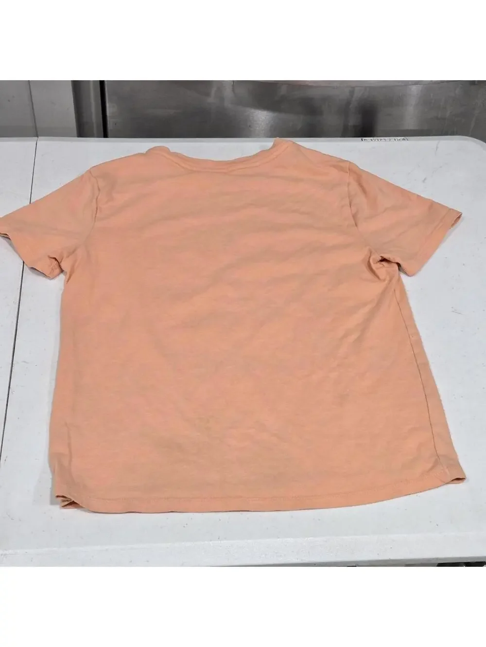 Peach and blue shark tee for kids